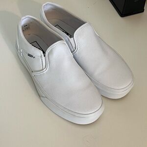 Vans Classic White Slip-On Shoes